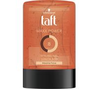 Schwarzkopf, Taft, Gel Max Power, Gel per Capelli Uomo, Rinforzante, Anti Gravità, Tenuta Fino a 72 Ore, Vegano, 300 ml