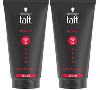 Schwarzkopf Taft-Gel Power (150 ml), gel per capelli fino a 48 ore, delicato su capelli e cuoio capelluto, vegano, gel (Confezione da 2)