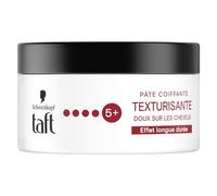 Schwarzkopf Taft - Pasta per parrucchiere, pasta di carbonio testurizzante, fissaggio molto forte, delicato sui capelli, tenuta a lunga durata, senza effetto appiccicoso, formula Provitamina B5-100 ml