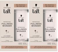 Schwarzkopf Taft - Polvere per capelli 2-in-1 - Volume - Lunga durata - Effetto opacizzante - Effetto disstyling - Non si attacca, 99% di ingredienti di origine naturale, contenitore da 10 g