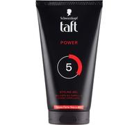 Taft Power Styling Gel 150ml, Gel per capelli con tenuta forte fino a 48h, con formula vegana, delicato su capelli e cuoio capelluto
