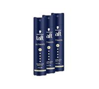 Schwarzkopf - Vernice per capelli in taffettà Ultimate (3 x 250 ml), grado di tenuta 5+ styling, spray per capelli per tutti i tipi di capelli, massima tenuta e lucentezza cristallina, formula vegana