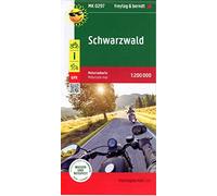 SCHWARZWALD MOTORCYCLE MAP MK0297: Toureninfos, GPX Tracks, wasserfest und reißfest
