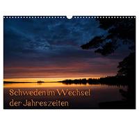 Schweden im Wechsel der Jahreszeiten (Wandkalender 2026 DIN A3 quer), CALVENDO Monatskalender: Wunderschöne Stimmungen und Landschaften aus Schweden