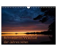 Schweden im Wechsel der Jahreszeiten (Wandkalender 2026 DIN A4 quer), CALVENDO Monatskalender: Wunderschöne Stimmungen und Landschaften aus Schweden