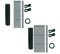 Schweißgitterzaun Set Completo Recinzione Steccato Con Inserisci