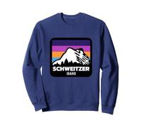 Schweitzer Mountain Idaho Sci Snowboard Sci per Famiglie Felpa