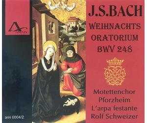 Schweizer/L arpa festante/Motettencho Johann Sebastian Bach: Christmas Ora (CD)