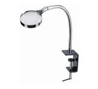 Schweizer Lente da lavoro con morsetto da tavolo, 2,5x/Ø90mm, biconvessa