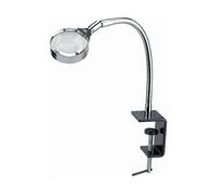 Schweizer Lente da lavoro con morsetto da tavolo, 3x/Ø75mm, biconvessa
