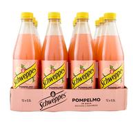 Schweppes, Bibita Gassata al Pompelmo in Rosa, Confezione da 12x0,5 L, Effervescenza Unica, Ideale per Cocktail e Aperitivi