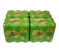 Schweppes Limone 4 confezioni da 6 x 0,33 l sigillate (24 lattine di limone)