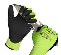 Schwer 2 paia di guanti antitaglio ANSI A6 resistenti al taglio, guanti da lavoro, touchscreen, per uomini e donne, utilizzati per la lavorazione del legno, il taglio del vetro, l'edilizia, la