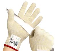 Schwer Guanti antitaglio LEVEL A9/F, massima protezione contro il taglio secondo i più elevati standard statunitensi ed europei, senza PFAS, per tagliare la carne, sgusciare le ostriche (S,2pairs)