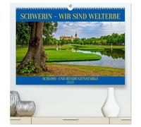 Schwerin - Wir sind Welterbe (hochwertiger Premium Wandkalender 2026 DIN A2 quer), Kunstdruck in Hochglanz: Das Residenzensemble Schwerin als Erbe für die Welt fasziniert erleben und bestaunen