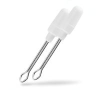 SCHWERTKRONE Set di 2 pulitori per le orecchie per adulti - Ear Cleaner - Pulitore per le orecchie - Cucchiaorecchie per la rimozione del cerume - Orecchie per la pulizia del cerume - Riutilizzabile