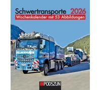 Schwertransporte 2026: Wochenkalender mit 53 Abbildungen