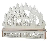 SchwibboLa KB 10 - 56 Arco Natalizio Luminoso, manifattura dei Monti Metalliferi Incluso Aumento con Certificazione, 72 x 51 cm 10 - 56