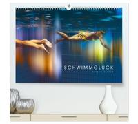 SCHWIMMGLÜCK (hochwertiger Premium Wandkalender 2026 DIN A2 quer), Kunstdruck in Hochglanz: Tauchen Sie ein in Kerstin Kuntzes einzigartige Unterwasserkunst und spüren Sie das Glück im Moment.