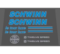Schwinn 1983 Le Tour Luxe Decalcomania Set
