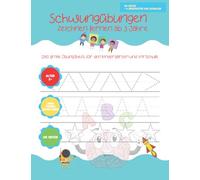 Schwungübungen: Das Übungshfeft für den Kindergarten und Vorschule: Zeichnen lernen und Förderung der Konzentration und Feinmotorik. Inklusive Bonusseiten zum ausmalen