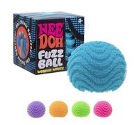 Schylling NeeDoh Fuzz Ball Wonder Waves - Giocattolo sensoriale con texture in velluto e morbido squish a nuvola, motivo ondulato che puoi vedere e sentire, dai 3 anni in su, il colore può variare;