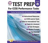 Schyrlet Cameron Carolyn C Test Prep for Ccss Performance Tasks, Gra (Tascabile)