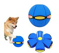 Schythely Magic Bouncing Ball - Palla magica con 6 luci, doppia forma, commutabile liberamente, interattiva genitore-figlio, adatta per uso interno ed esterno (blu)