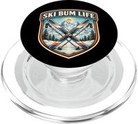 Sci Bum Life Divertente Sciatore Amante Sci Sport Invernali Montagna PopSockets PopGrip per MagSafe