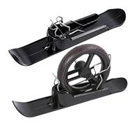 Sci da Neve per Passeggino - 2 in 1 Accessorio Invernale,Sci da Neve per Balance Scooter Ski Board e Sled - Per Sport All'Aperto Bici Bilanciamento Carrelli Golf Sedie Rotelle Ciclismo Aree Resort Cam