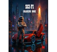 Sci-Fi Coloring Book: A sci-fi coloring adventure through futuristic landscapes, aliens, and machines.