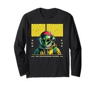 Sci Fi Cosmic Invasion Lock Carica Conquer Stars Maglia a Manica