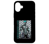 Sci Fi - Cyborg Beyond The Boundaries Of Humanity Custodia per iPhone 16 Plus