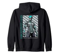 Sci Fi - Cyborg Beyond The Boundaries Of Humanity Felpa con Cappuccio