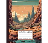 Sci Fi Desert Plannet Composition Notebook for Students: College Ruled Notebook with Sci Fi Desert Plannet 7.5x9.25", 110 Pages | Cool Students Gift for School, Office & Personal Use