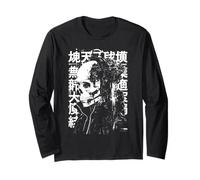 Sci-Fi Horror Teschio Cyberpunk Estetica Techwear Harajuku Maglia a Manica