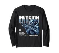 Sci Fi Invasion Cosmic Invader Lock Load Conquista Le Stelle Maglia a Manica
