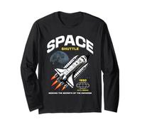 Sci Fi Space Shuttle alla Ricerca dei Segreti dell'universo 1990 Maglia a Manica