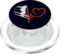 Sci Freestyle Heartbeat Sciatore Sport Invernali ECG Pulse PopSockets PopGrip per MagSafe