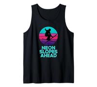 Sci in Discesa Avventura Retro Sciare Piste avanti Sciatore Canotta