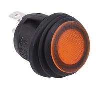 SCI Interruttore Bilanciere LED 24V Impermeabile 20mm SPST 10A R13-112B8W-02