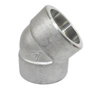 Sci IS4L3S4J 3.8cm Presa 3000 304L Acciaio Inox 45 Gradi Gomito
