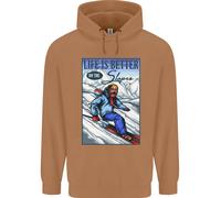 Sci Life Better On The Piste Sci Sciatore Uomo Felpa