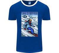 Sci Life Better On The Piste Sci Sciatore Uomo Ringer Fotl