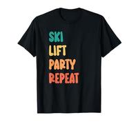 Sci Lift Party Repeat | Sci Apres Ski Party Outfit Maglietta