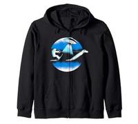 Sci nautico Bigfoot Loch Ness Mostro & Aliens! Divertente Cryptid Felpa con Cappuccio
