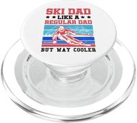 Sci papà come un normale papà ma modo più fresco sciatore sciare PopSockets PopGrip per MagSafe