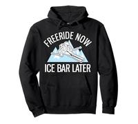 Sci Polvere Freeride Freeride Ora Ice Bar più Tardi Felpa con Cappuccio