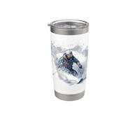 Sci Polvere Sci Dinamico Sci in Polvere Profonda Sci Neve Bicchiere termico in acciaio inox doppia parete