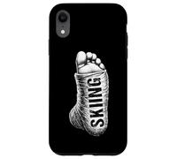 Sci Sciatore Divertente Caviglia Rotta Vintage Discesa Sciatori Custodia per iPhone XR